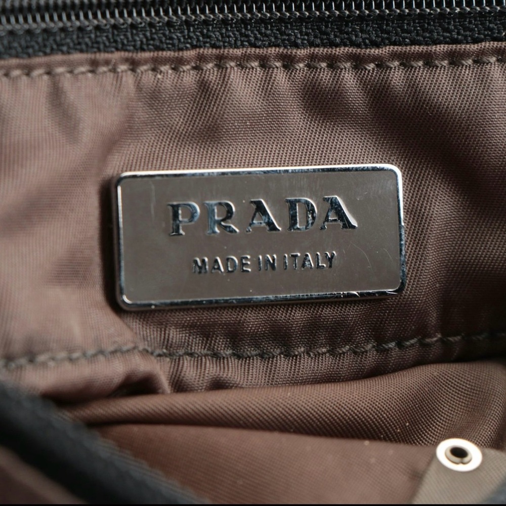 Prada Small Tote Bag in Tessuto Nylon and leather - Picture 7 of 8